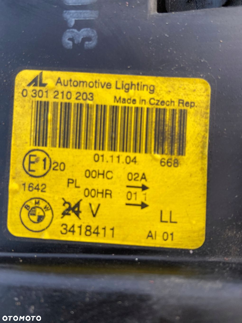 BMW X3 E83 03-06 LAMPA LEWY PRZÓD KOMPLETNA, ŁADNA, ORYGINAŁ, EUROPA - 10