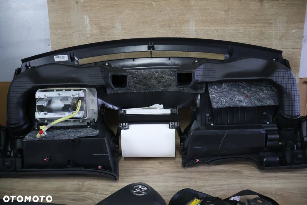 TOYOTA YARIS II LIFT 09-11 DESKA ROZDZIELCZA KONSOLA PASY AIRBAG KOMPLET EUROPA - 9