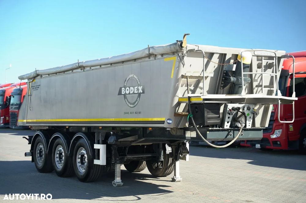 Bodex BASCULĂ BODEX 25 m3 / ALUMINIU / 2X AXE RIDICATIVE / 5.300 KG / JANTE DIN ALIAJ / - 1