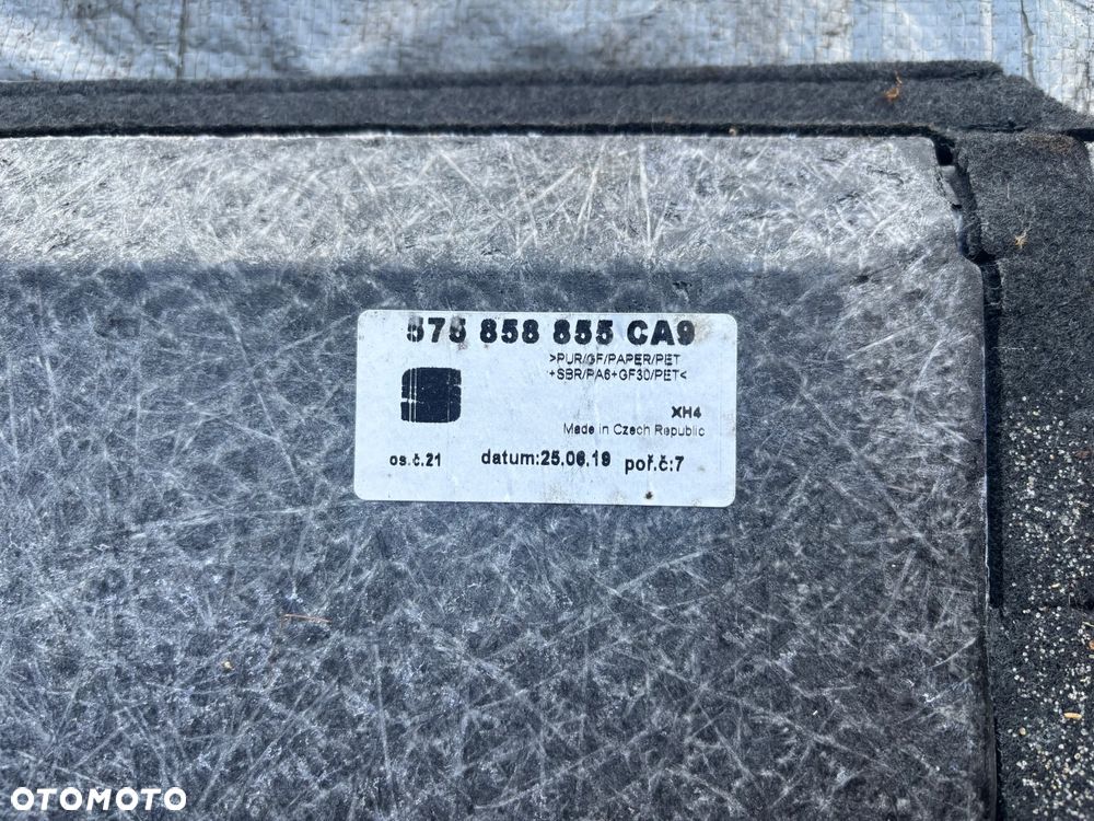 Skoda Karoq podłoga bagażnika 575858855 - 3
