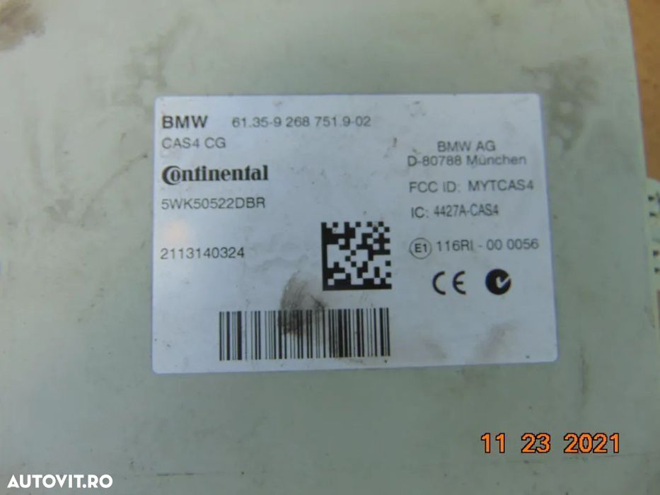 Modul confort BMW f10 F11 modul Vas BMW X3 f25 dezmembrez bmw f11 f10 - 2
