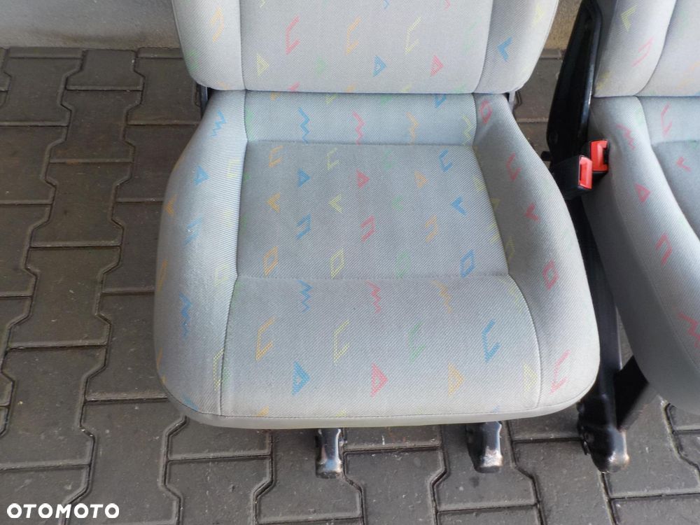 VW T5 T6 FOTEL FOTELE SIEDZENIA RZĄD ŚRODKOWY TYŁ INKA - 3