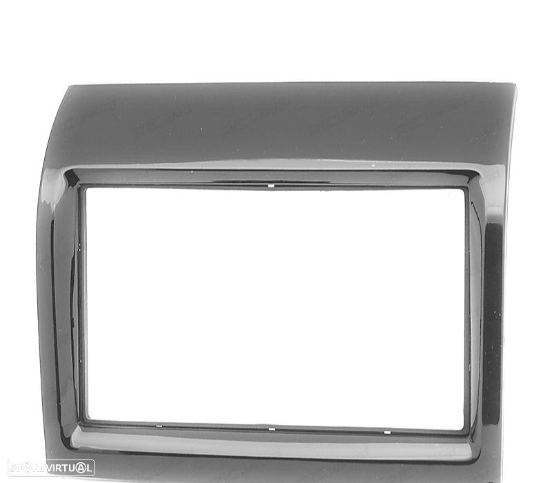 MOLDURA ADAPTADOR PRETO BRIHLO PARA RADIO 2-DIN PARA CITROEN JUMPER PEUGEOT BOXER FIAT DUCATO - 4