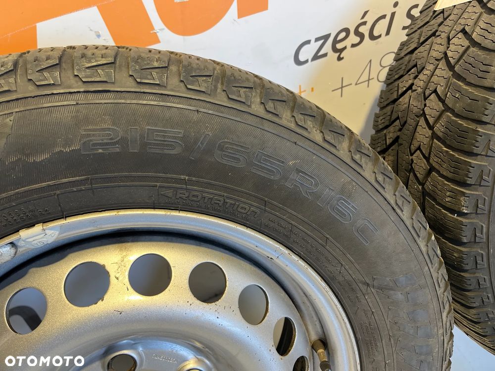 4XFelgi 3XOPONY stalowe Volkswagen OE 6.5" x 16" 5x120 ET 52 - 5