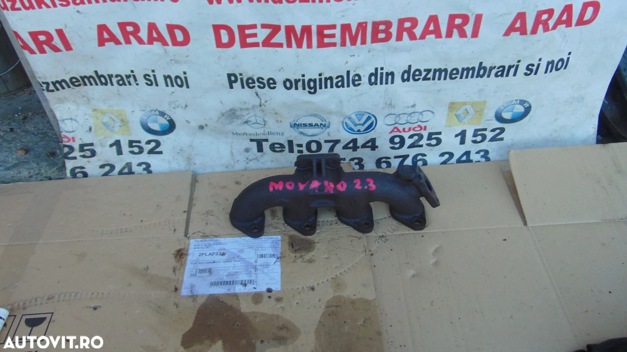Galerie evacuare renault master 2.3 euro 5 Opel movano mascot dezmembrez - 1