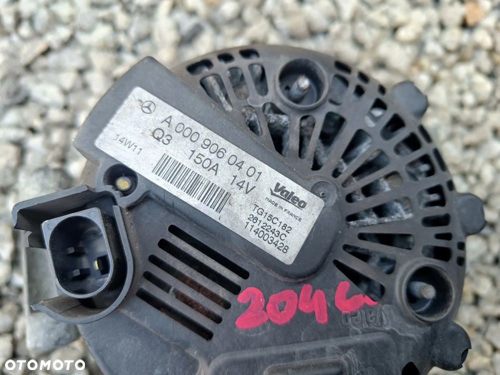 MERCEDES W204 W207 W212 2.2 CDI OM651 ALTERTNATOR 150A A0009060401 - 2