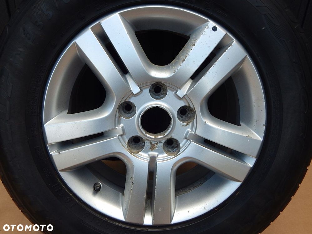 vw t5 alufelga koło zapasowe opona dunlop 235/60 r16 bieżnik 5.71 - 2
