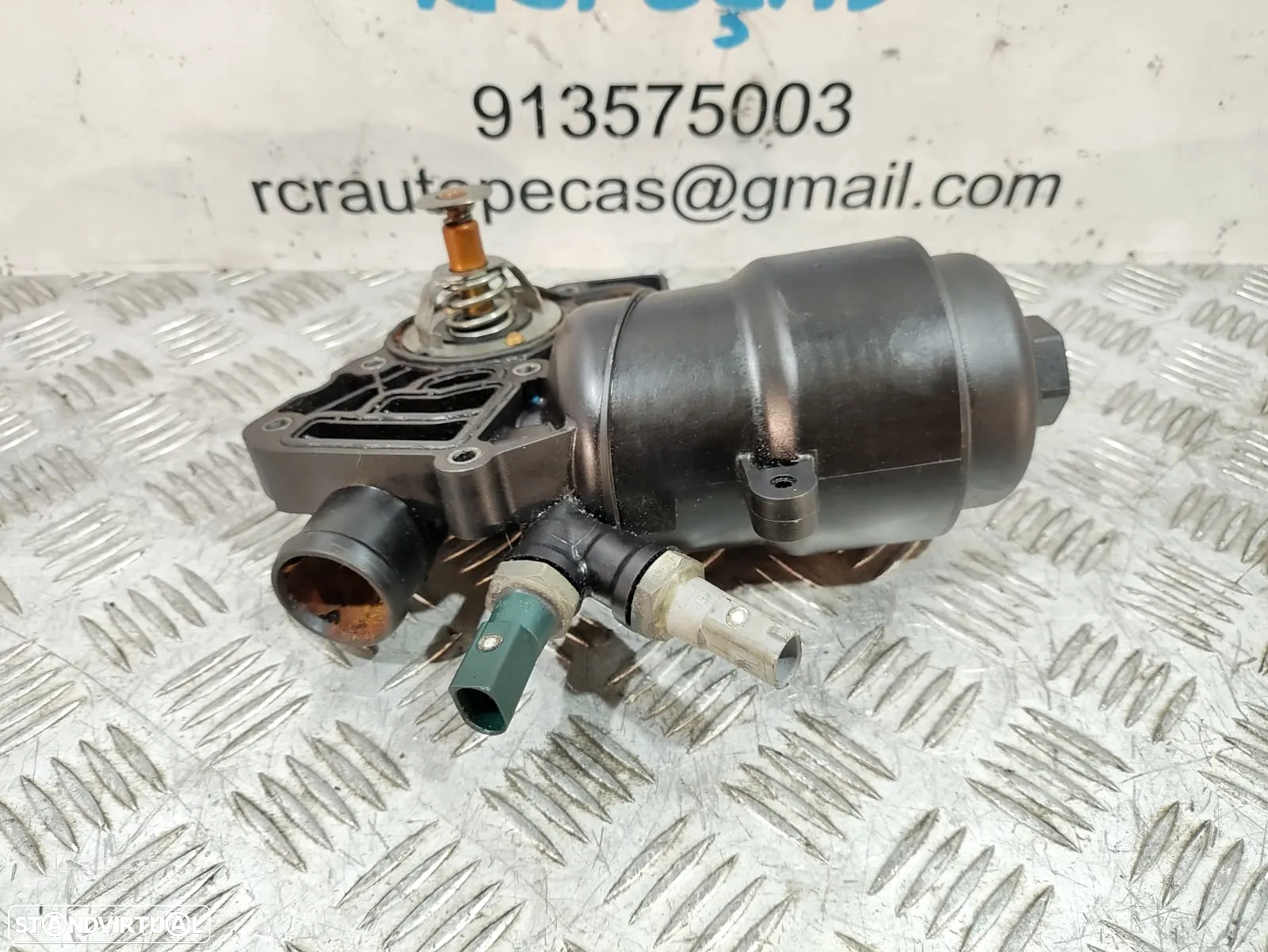 Suporte filtro de óleo de motor Audi 3.0 V6 24v 245cv CDU 059115389 059.115.389 70377288 - 6
