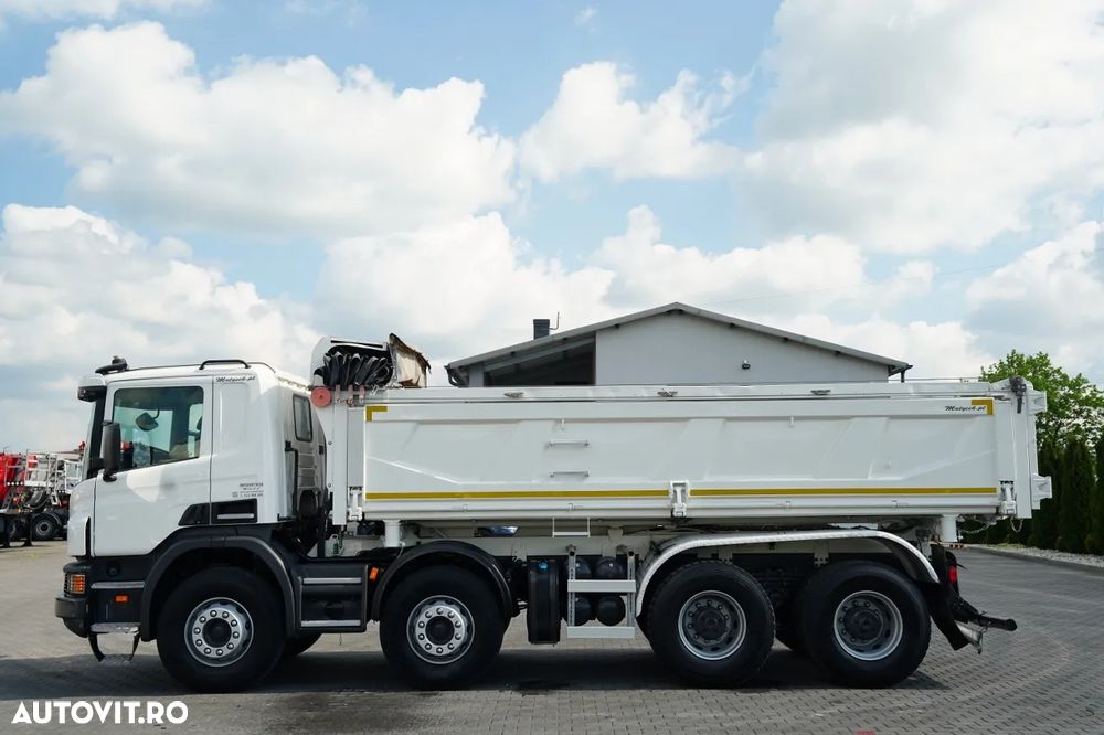 Scania P 440 / 8x4 / BASCULATOR 2 LATERAL / HYDRODOXY / BORDMATIC / / EURO 5 EEV - 14