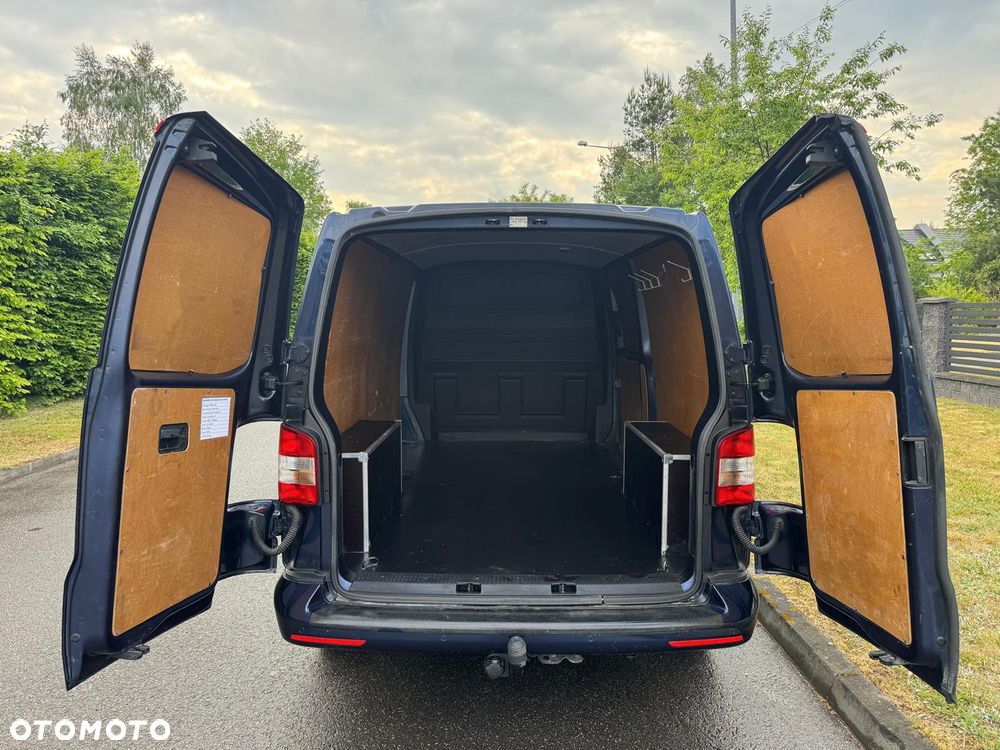 Volkswagen TRANSPORTER T5 L2H1 LIFT Długi Klima Elektryka Tempomat Furgon 3os. Rury Hak Pdc - 19