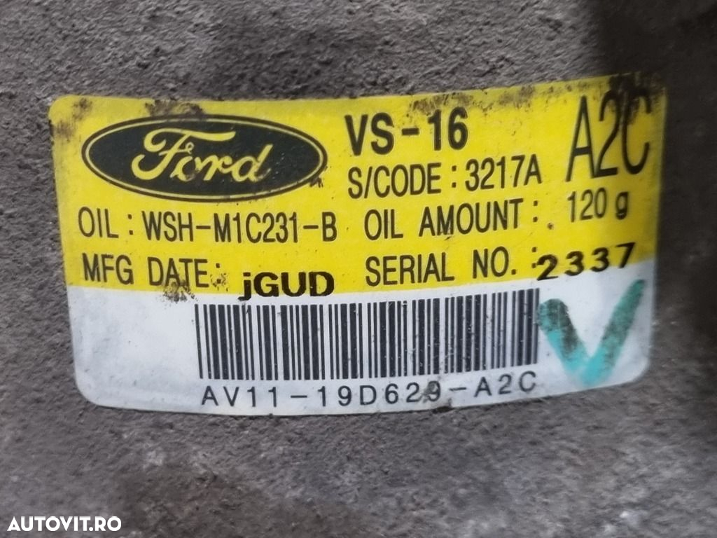 Compresor clima Ford Ecosport 1.5 TDCI 2013 - 2017 UGJE (1258) Av1119d629a2c - 4