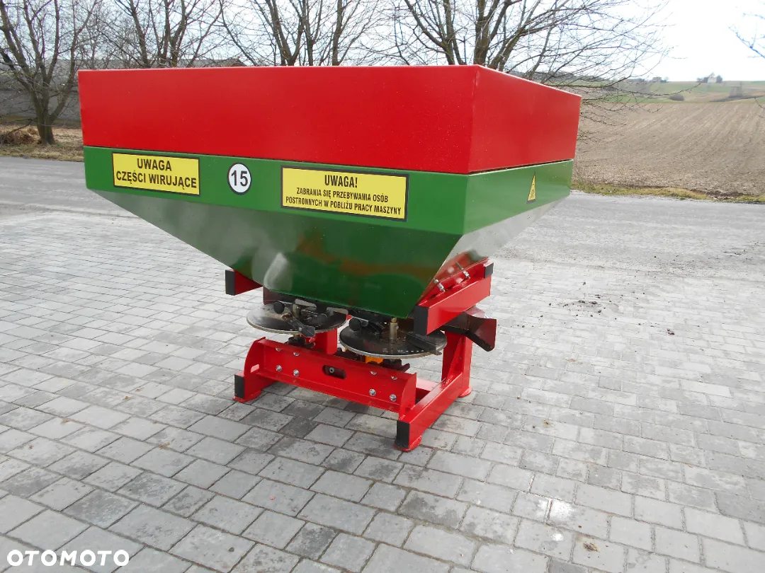 JANPOL siewka/rozsiewacz nawozów 600-1200l OD RĘKI ocynk/malowany - 2