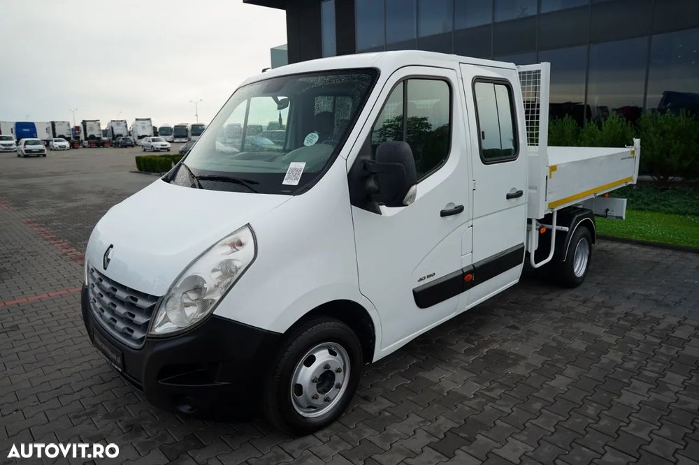Renault MASTER / DCI 150 / BASCULATOR / CAMION CU TRACȚIE MIXĂ 7 LOCURI / MANUAL / DOUĂ RULOURI - 18