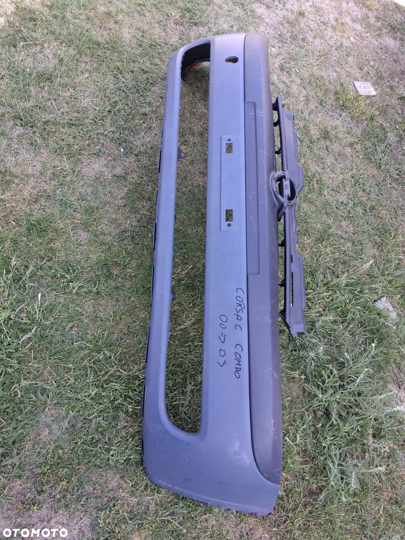 Zderzak przod Opel Corsa C COMBO 00-03 ROK + ŚLIZGI 09116126 - 1