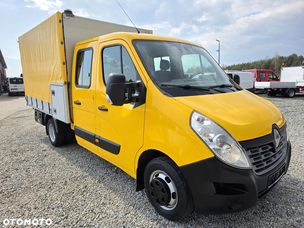 Renault MASTER 2,3 DCI 145 KONNA DOKA BRYGADÓWKA 7 OSOBOWA KLIMA WEBASTO 3,2M SKRZYNIA GWARANCJA BLIŻNIAKI DO 3,5T - 7