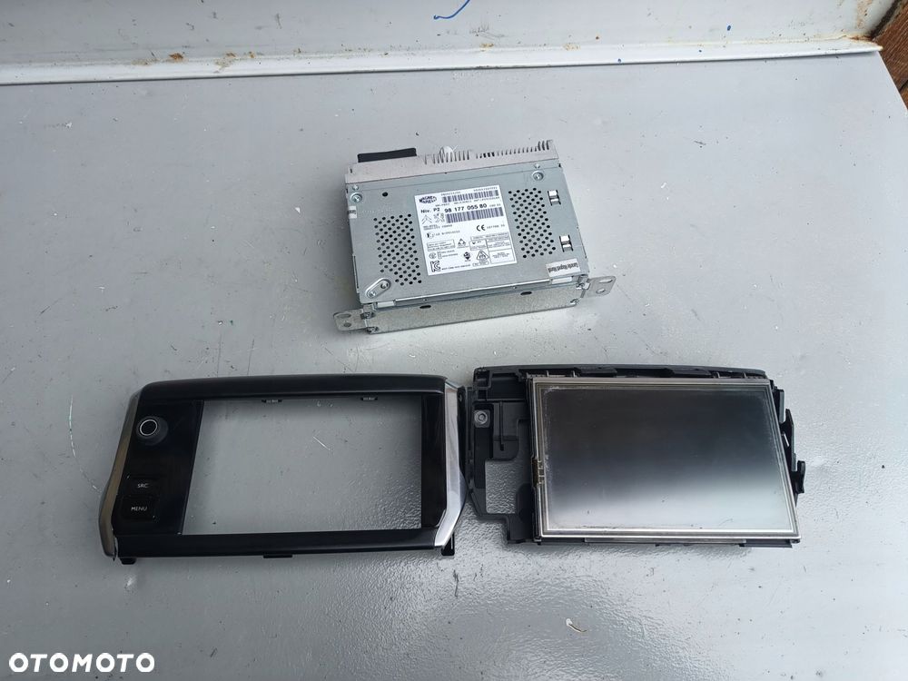 peugeot 2008 i 208 radio wyświetlacz 9817705580 9812862880 - 1