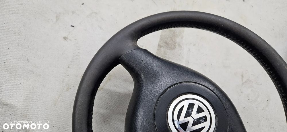 Kierownica trójramienna airbag skóra skórzana VW Golf 4 IV Passat B5 - 4