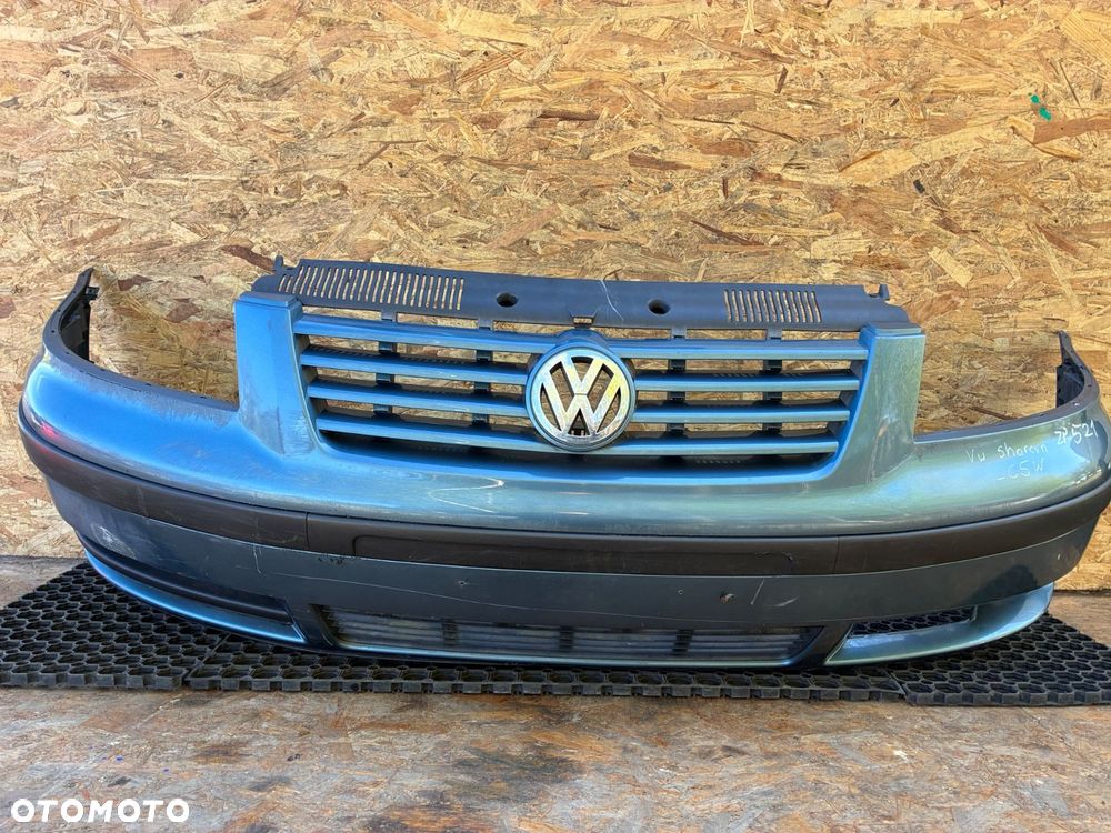 VW SHARAN MK1 LIFT 00-04 LC5W KOD LAK. ZDERZAK PRZÓD  PRZEDNI  GRILL KOMPLET - 1