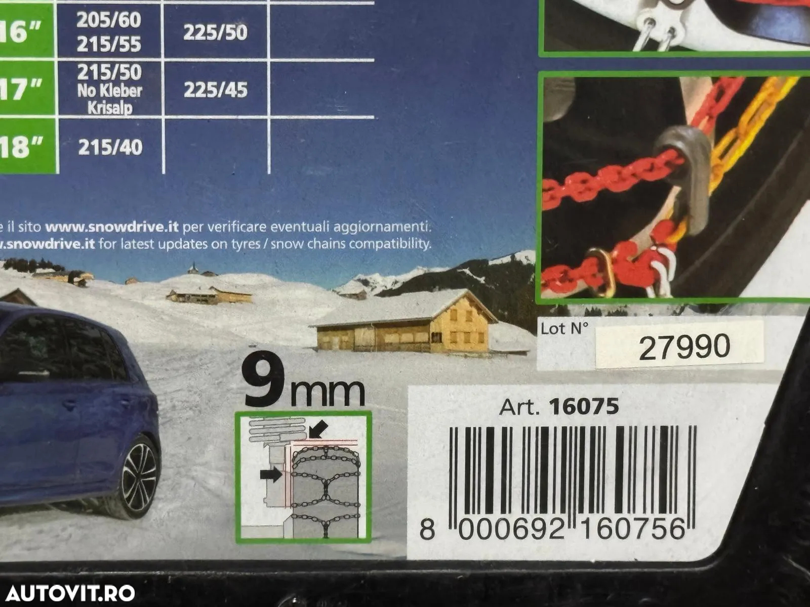 16075 | Lant Antiderapant | 9,5 SnowDrive - 2