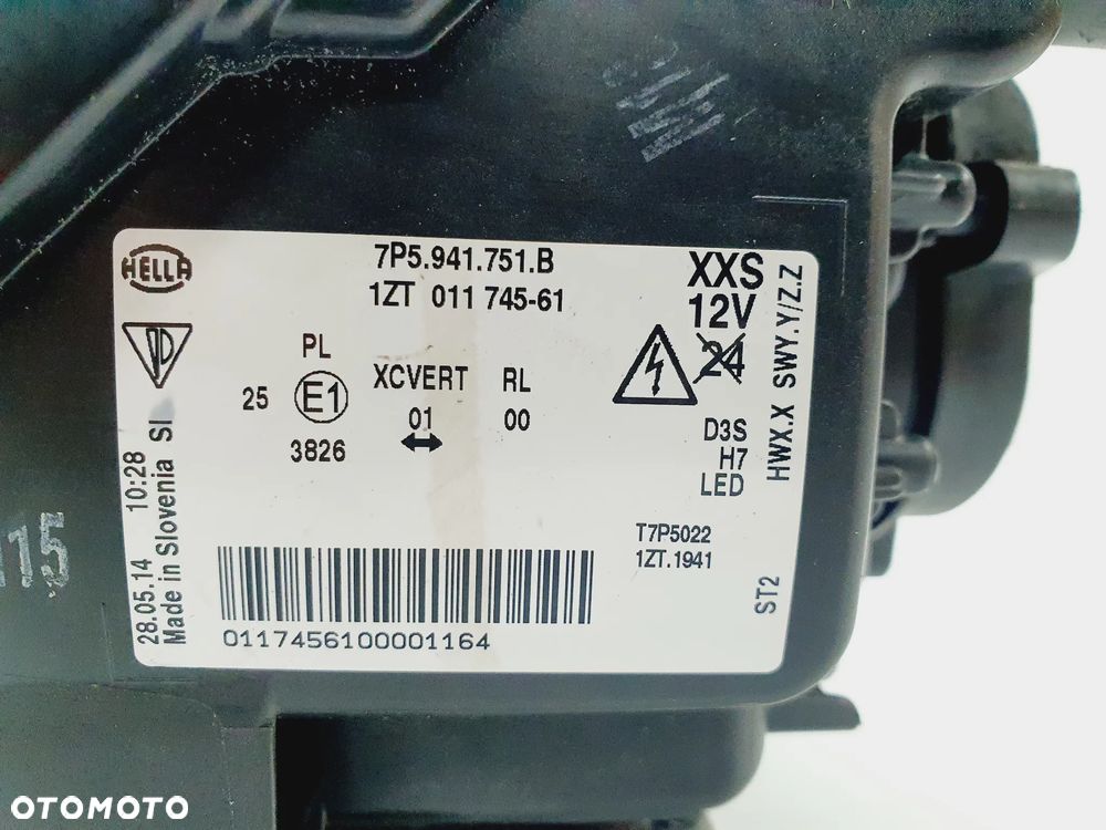 PORSCHE CAYENNE 7P5 LIFT LAMPA LEWA XENON SKRĘTNY KOMPLETNA EU!! 7P5941751B - 8