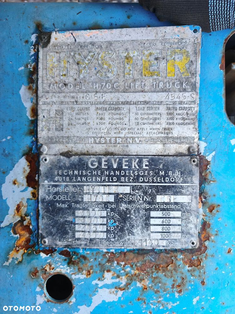 Hyster H70C - 10
