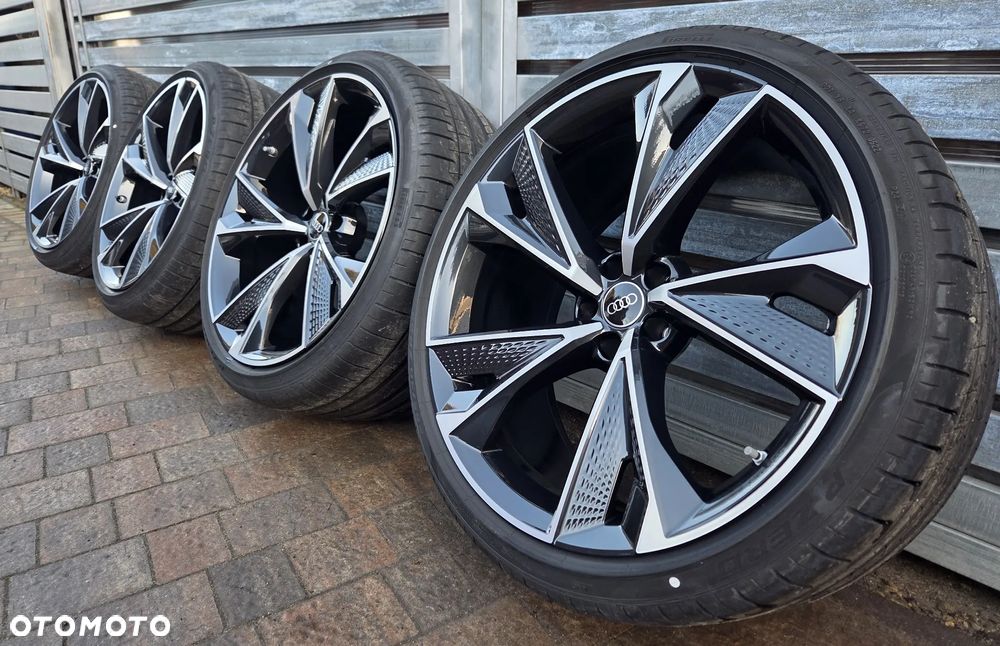 OE Audi RS6 RS7 C8 4K Koła felgi 22" z oponami Pirelli 285/30 R22 kute jak nowe - 4
