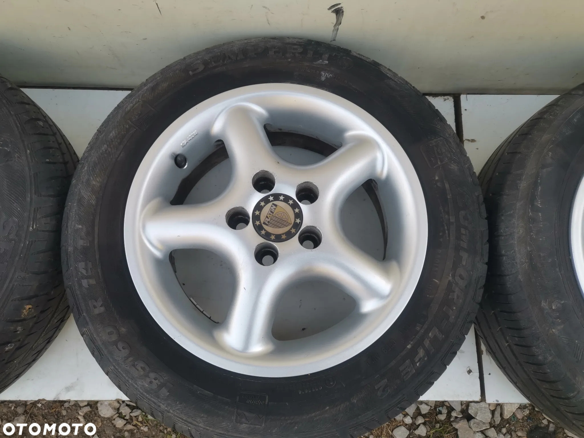 KOŁA ALUFELGI VW SKODA SEAT AUDI R14 5x100 ET 38 6Jx Otwór  Centrujący 68 mm OPONY LETNIE 185/60 R14 - 6