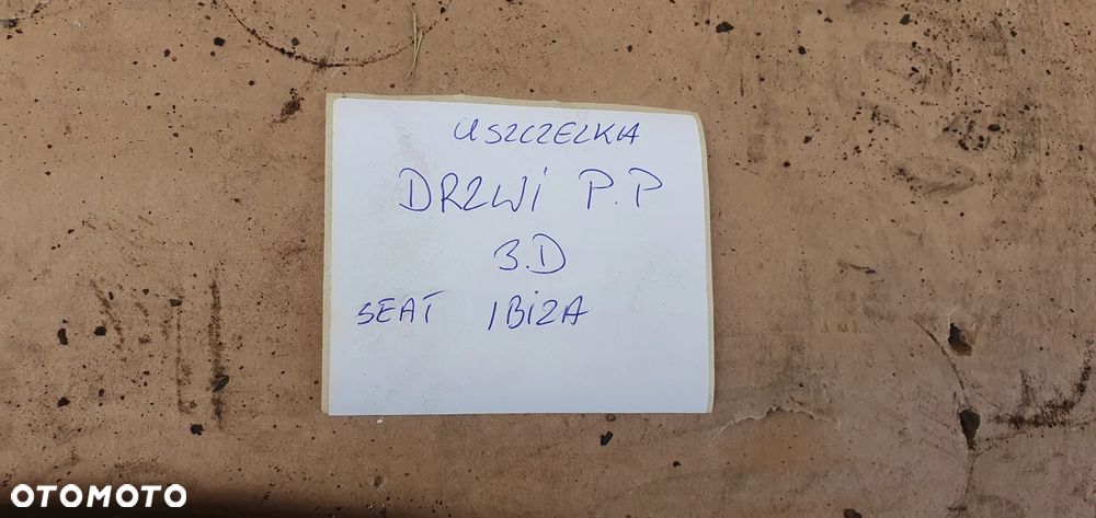 Uszczelka drzwi prawy przód przednia prawa Seat Ibiza IV 3D 6J3867365B - 7