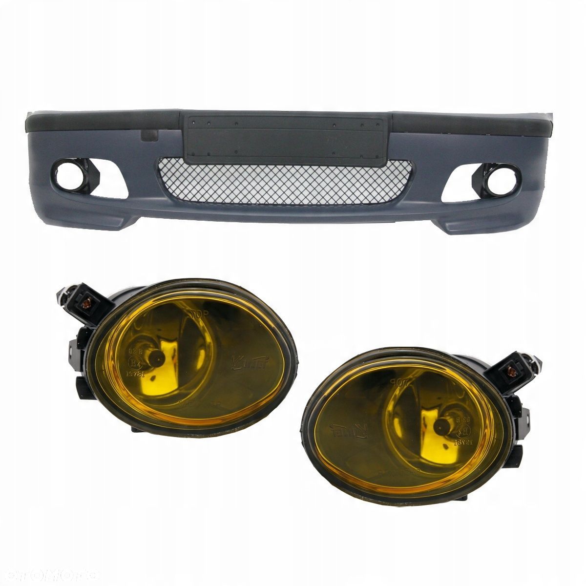 ZDERZAK PRZOD HALOGEN KPL BMW 3 E46 M-PAKIET M3 - 1