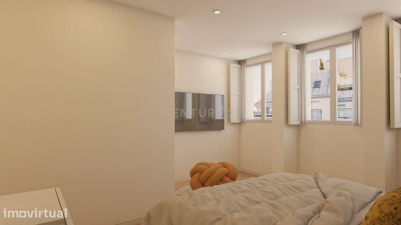 Viva o Charme do Porto: Apartamento T1 Duplex Totalmente Renovado em M - Grande imagem: 4/13