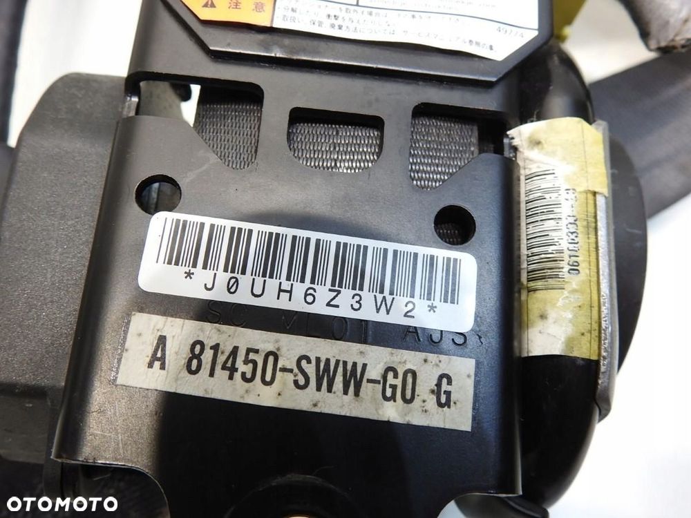 PAS BEZPIECZEŃSTWA NAPINACZ PRAWY PRZÓD HONDA CR-V III A 81450-SWW-G0 G - 5