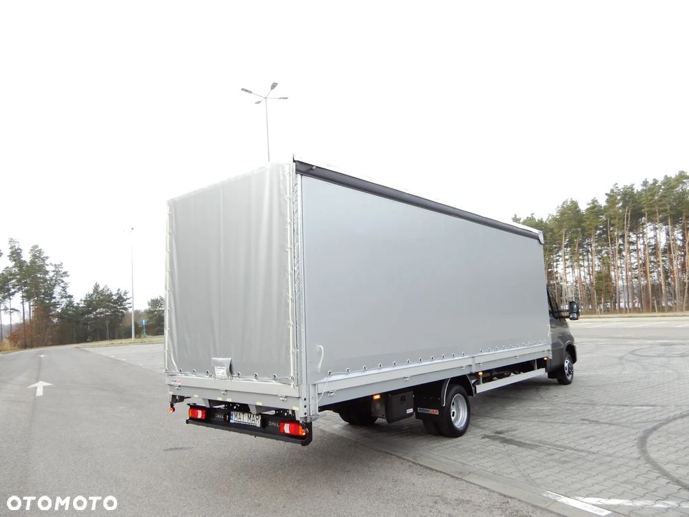 Iveco DAILY 50C18 Hi-Matic Firana Obustronna + Dach Suwany Skrzynia 6310 mm 12 Euro Palet Rozstaw Osi 4750 mm WZMACNIANY Full Opcja Wyposażenia GWARANCJA FABRYCZNA Stan Jak Nowy Gotowy Dostępny POLECAM - 4