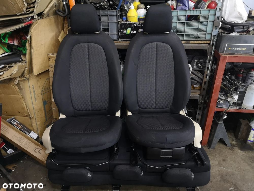 FOTEL KIEROWCY CZARNY MATERIAŁ KANAPA TYLNA BMW 2 F45 ACTIVE TOURER 2017R - 7