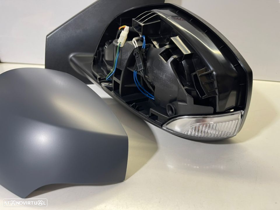 Espelho Retrovisor Novo Esq Renault Megane 3 III hatchback C/Rebate Elétrico e Aquecimento Sensor - 4