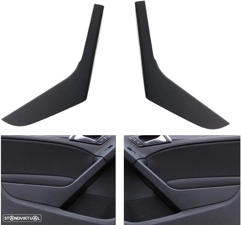 Capa guarnição do puxador porta interior VW Golf Mk6 2009 - 2013 - 8