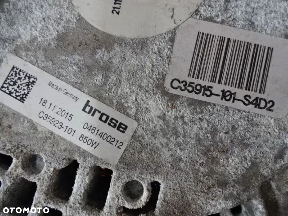 MERCEDES W205 6.3 AMG WENTYLATOR CHŁODNICY C35923-101 - 7