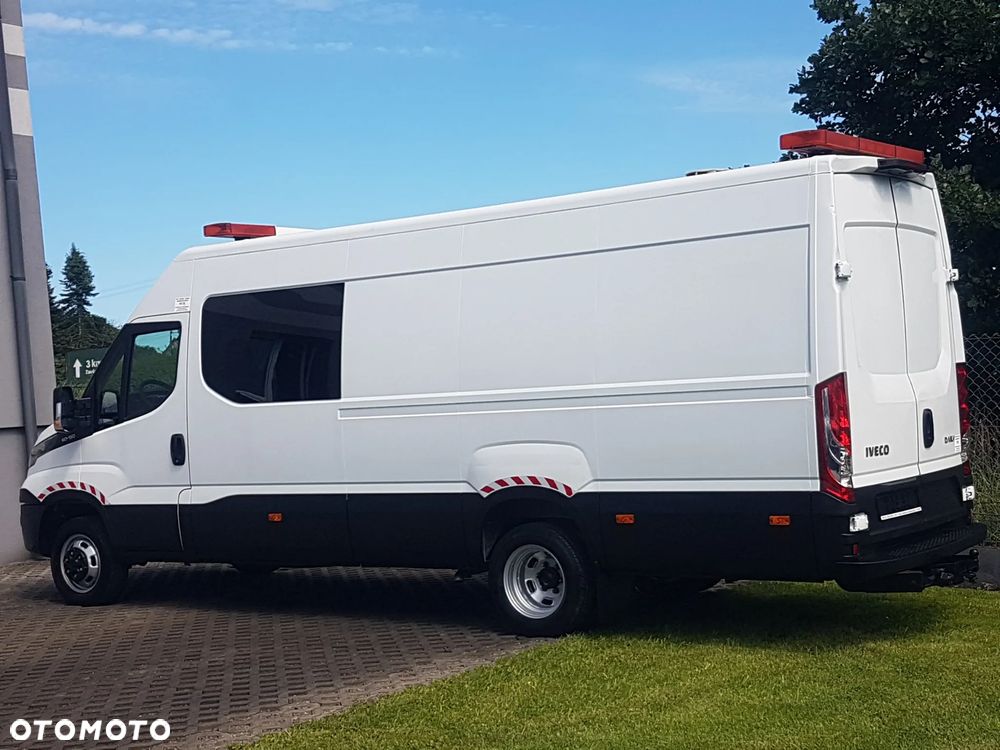Iveco 50C15 DAILY 7-OSÓB BRYGADÓWKA BLIŹNIAKI MAXI DŁUGI WYSOKI KLIMA BLASZAK VAN FURGON HAK KRAJOWY - 3