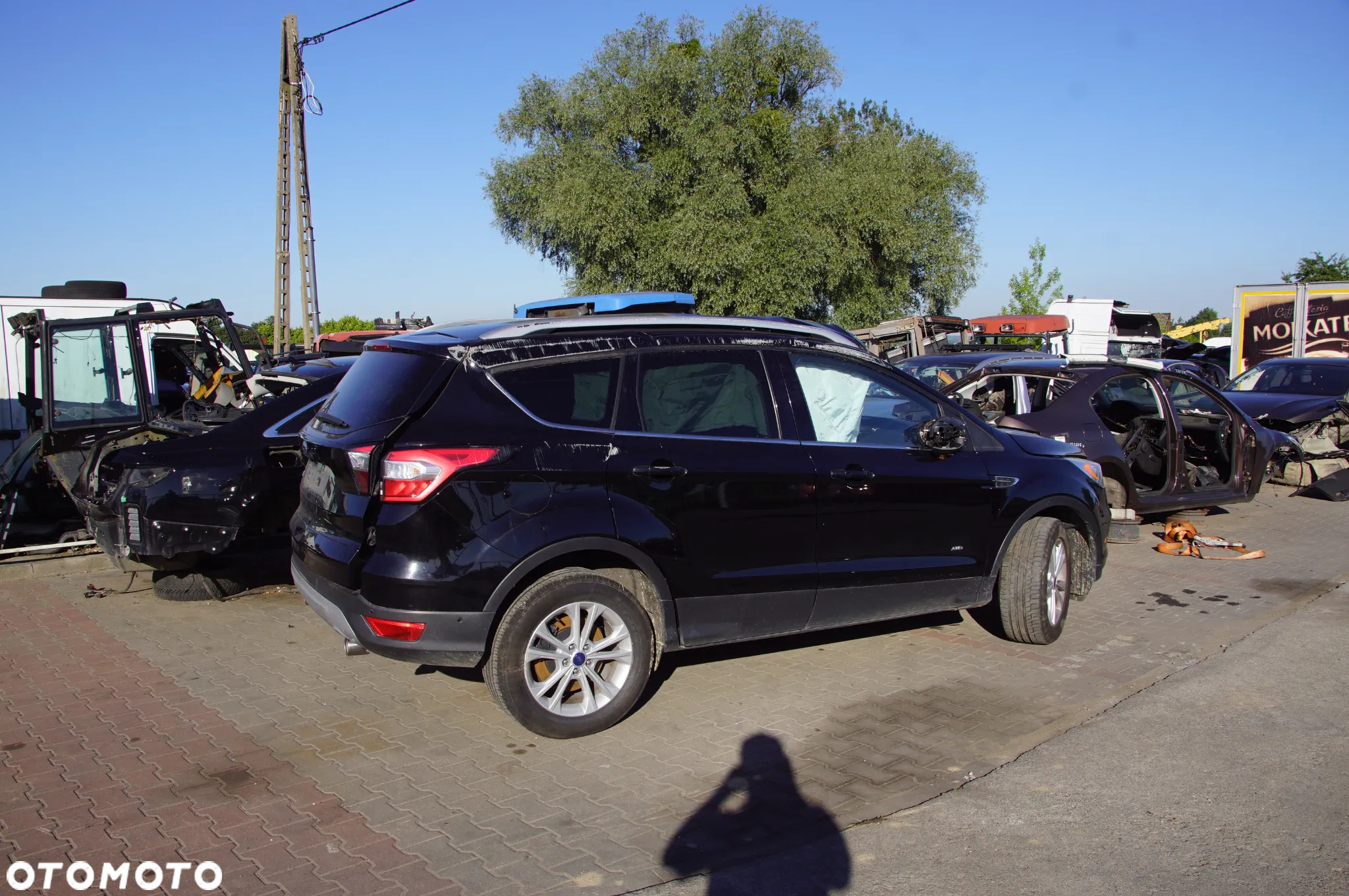 Auto na części - Ford Kuga MK2 2.0 TDCI 150 KM T7MA CMMT6 Shadow Black 2017R Drzwi Szyby Klapa Felgi Lampa Skrzynia Silnik - 4