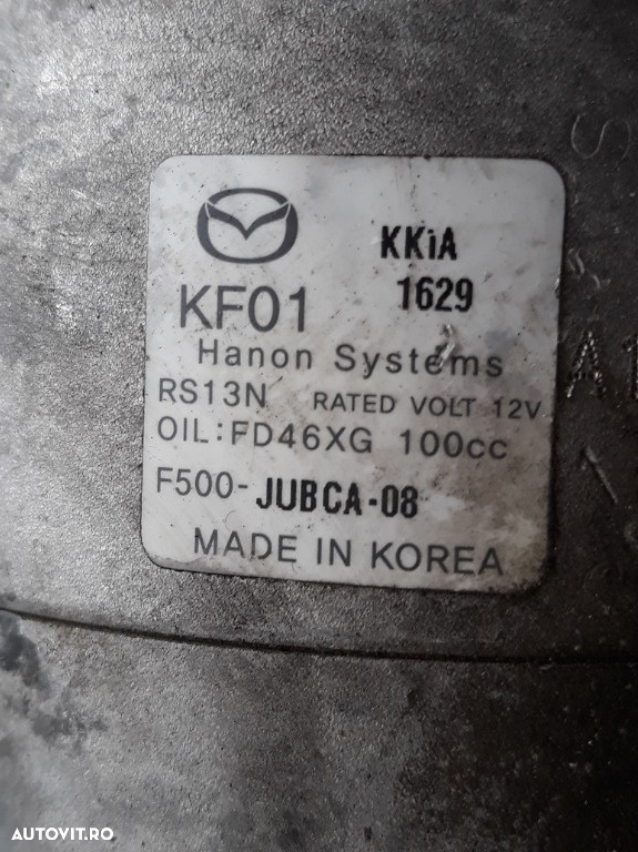 Compresor clima Mazda CX-5 2.2 D F500-JUBCA-08 JUBCA-08 F500 2011 2012 2013 2014 2015 2016 kf01 - 2