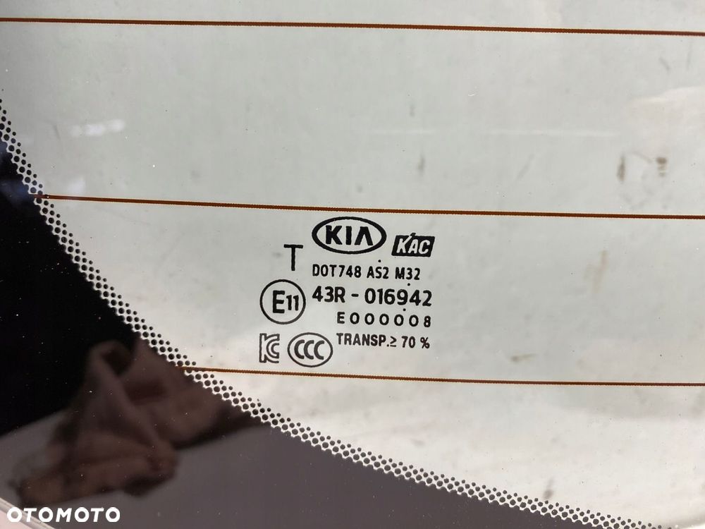 KIA RIO IV V SZYBA TYŁ TYLNA KLAPY BAGAŻNIKA 17-24 - 3