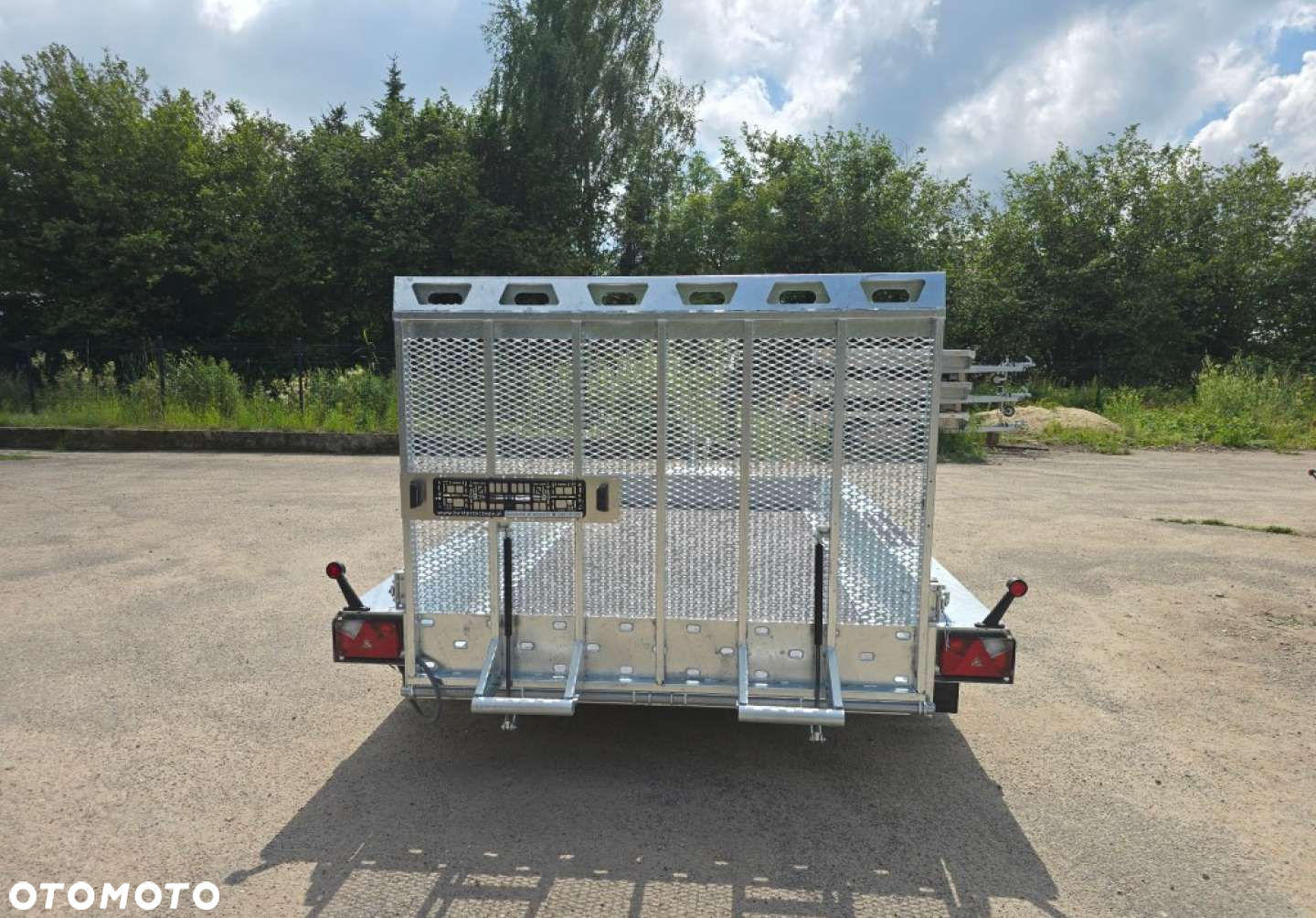 Martz Przyczepa do przewozu minikoparki Martz Bau 3 3500 kg 400 x 183 cm - 7