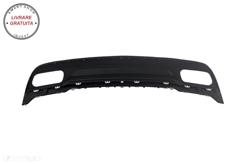 Difuzor Bara Spate cu Ornamente toba si Stickere Gri Mercedes W176 A-Class (2012-2- livrare gratuita - 5