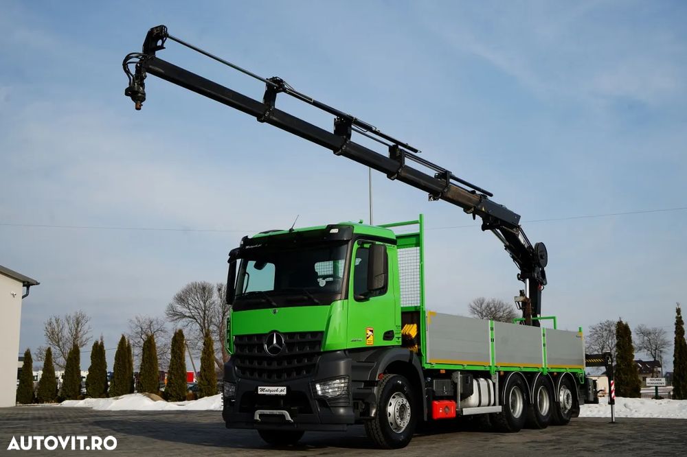 Mercedes-Benz OCS 3240 / 8x4 / LIVRARE - 7,2 M / + HIAB 211 HDS / RADIOCOMANDĂ / ROTATOARE / FURCĂ / PUNCT DE RIDICARE / EURO 6 - 1