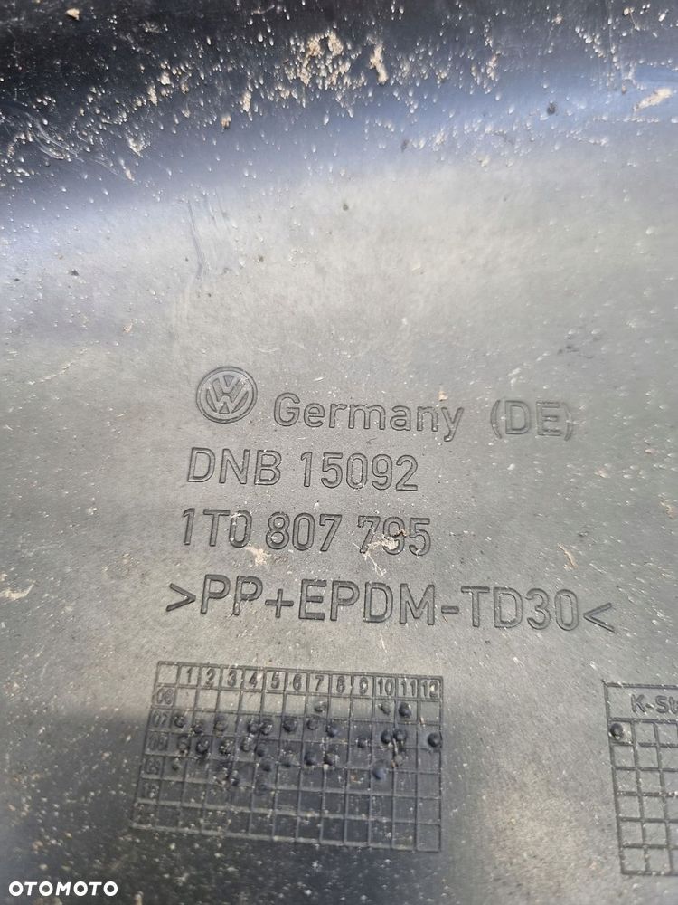 vw touran 1t0 cross listwa nakładka zderzaka tył tylna lewy - 6