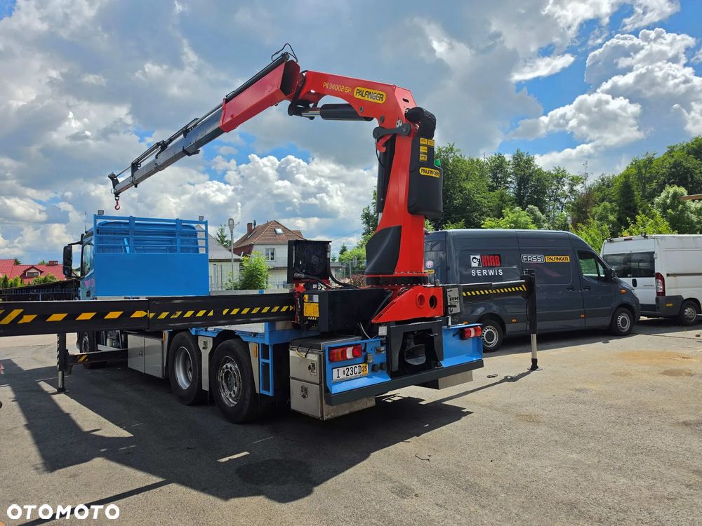 Mercedes-Benz ANTOS 6x2 oś skrętna , kontnery , PALFINGER 34002 - 6