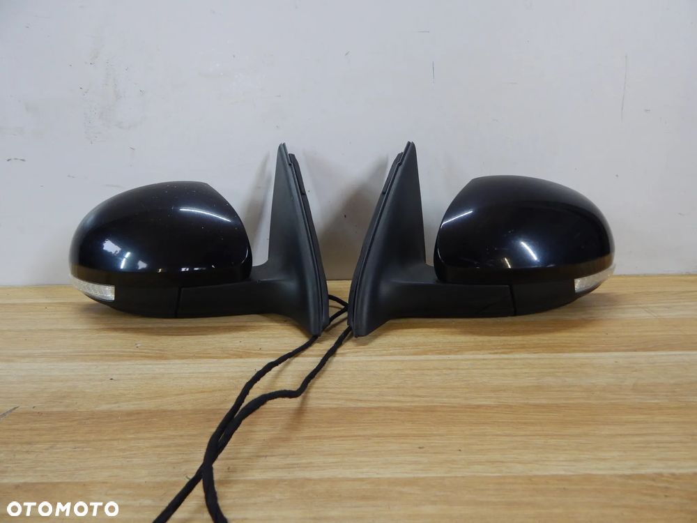 Lusterko zewnętrzne prawy przód VW Tiguan I 5N 07-16 czarne LC9X Łuków części - 2