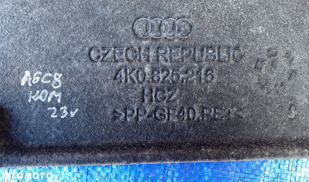 AUDI A6 C8 4K0825216 OSŁONA PODWOZIA PŁYTA / ORYGINAŁ - 2