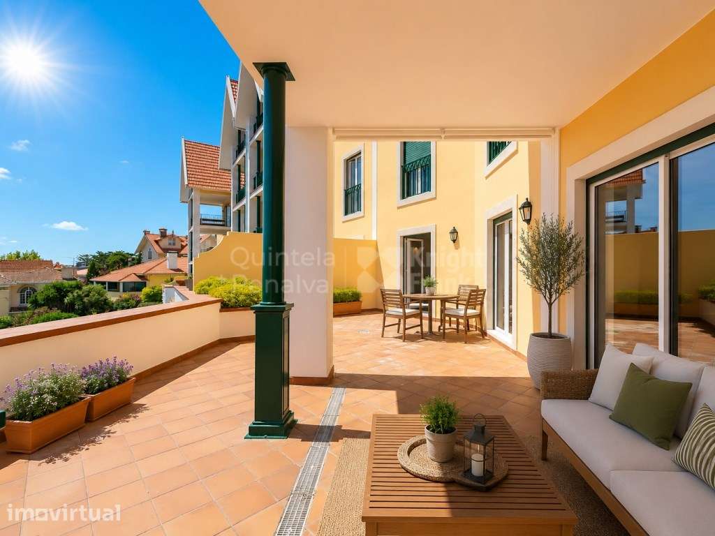 Apartamento T1 com vista mar para arrendamento no Monte Estoril - Grande imagem: 5/31