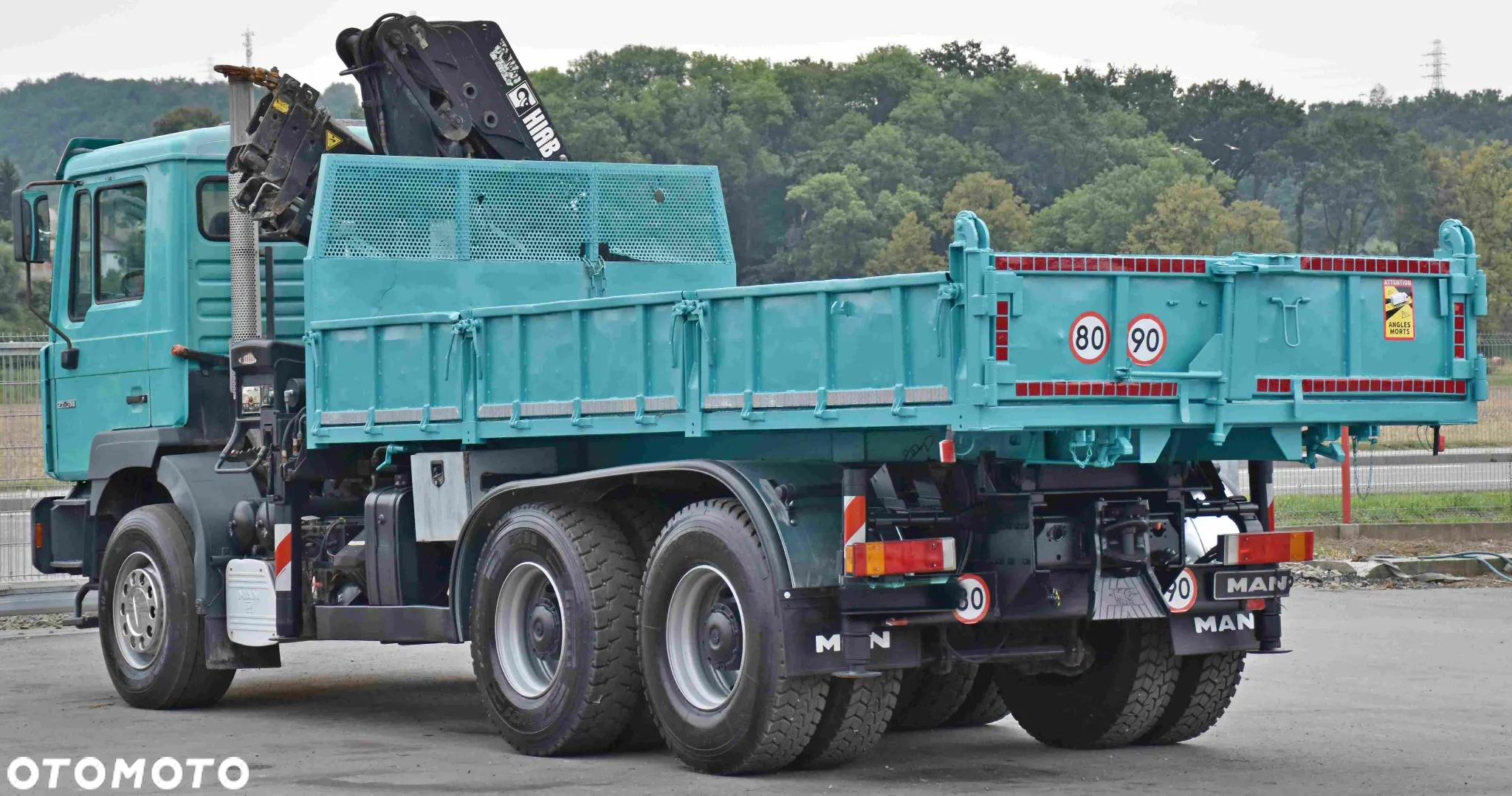 MAN 27 - 314 * WYWROTKA 5,30m + HIAB 220 C - 3 + PILOT / 6x4 - 7