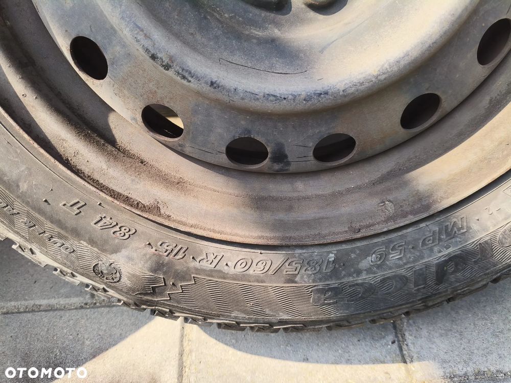 Sprzedam felgi stalowe 15" z oponami zimowymi matador 185/60 r15  do hyundai/kia - 5